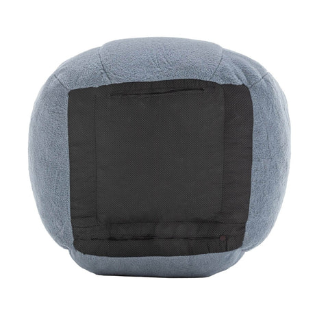 Light Blue Teddy Foam Bean Bag Chair - Sleep Galleria