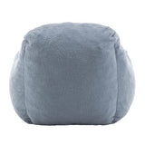 Light Blue Teddy Foam Bean Bag Chair - Sleep Galleria