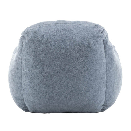 Light Blue Teddy Foam Bean Bag Chair - Sleep Galleria