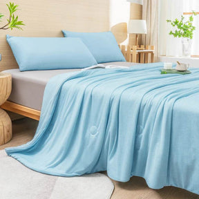 Lightweight Cooling Summer Blanket With Double-Sided Fabric - Omega Lifestyles
