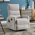 Medium - Firm Heat Massage Recliner Chair With Swivel And Rocker - Calmora - Omega Lifestyles
