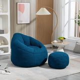 Microfiber Foam Filled Bean Bag Chair - Sleep Galleria