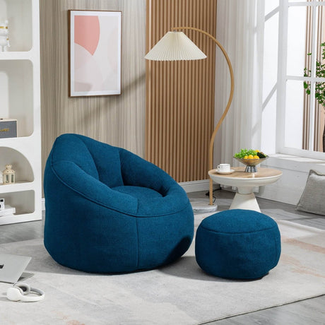 Microfiber Foam Filled Bean Bag Chair - Sleep Galleria