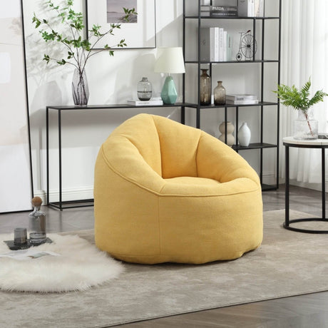 Microfiber Foam Filled Bean Bag Chair - Sleep Galleria