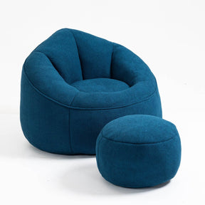 Microfiber Foam Filled Bean Bag Chair - Omega Lifestyles
