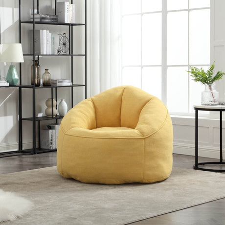 Microfiber Foam Filled Bean Bag Chair - Sleep Galleria