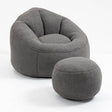 Microfiber Foam Filled Bedding Bean Bag Chair - Sleep Galleria