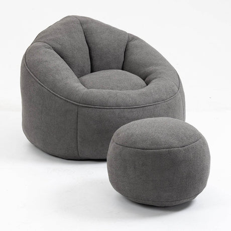 Microfiber Foam Filled Bedding Bean Bag Chair - Sleep Galleria