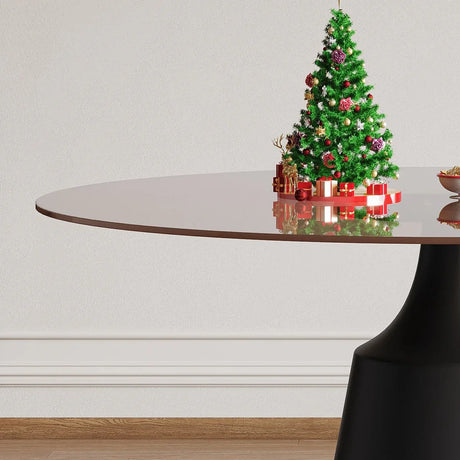 Mid-Century Modern 35-Inch Round Dining Table Set - Omega Lifestyles