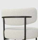 Modern Glass Dining Table Set With Teddy Velvet Chairs - Omega Lifestyles