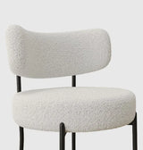 Modern Glass Dining Table Set With Teddy Velvet Chairs - Omega Lifestyles