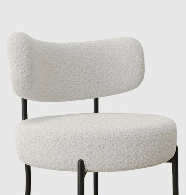 Modern Glass Dining Table Set With Teddy Velvet Chairs - Omega Lifestyles