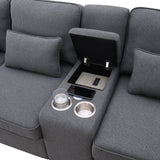 Modern Multifunctional Upholstered Sofa - Omega Lifestyles