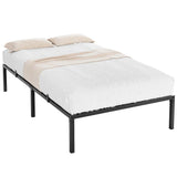 Modern Reinforced Steel No Box Spring Bed Frame - Omega Lifestyles
