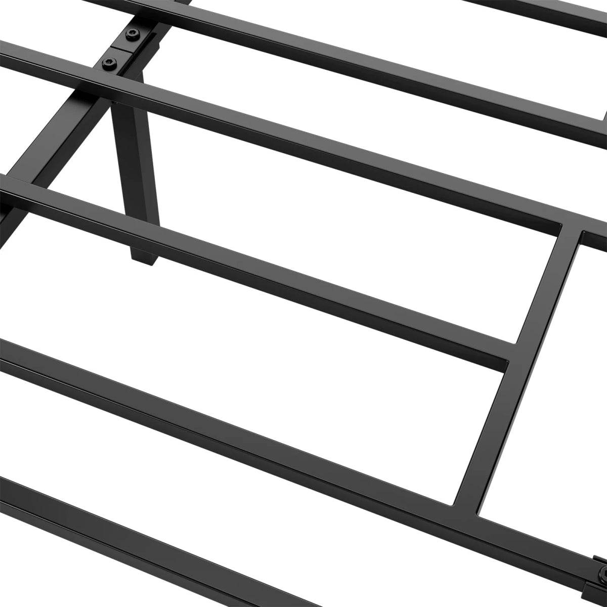 Modern Reinforced Steel No Box Spring Bed Frame - Omega Lifestyles