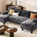 Modern U-Shaped Sectional Living Room Sofa - Omega Lifestyles