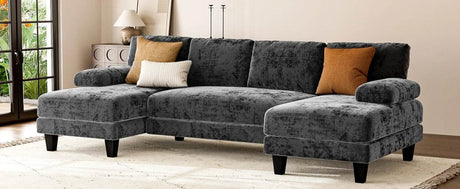Modern U-Shaped Sectional Living Room Sofa - Omega Lifestyles