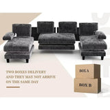 Modern U-Shaped Sectional Living Room Sofa - Omega Lifestyles