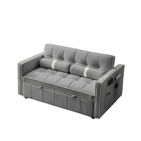 Multifunctional Velvet Pull-Out Sofa Bed - Sleep Galleria