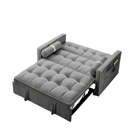Multifunctional Velvet Pull-Out Sofa Bed - Sleep Galleria