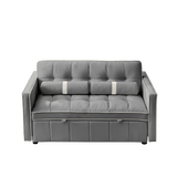Multifunctional Velvet Pull-Out Sofa Bed - Sleep Galleria