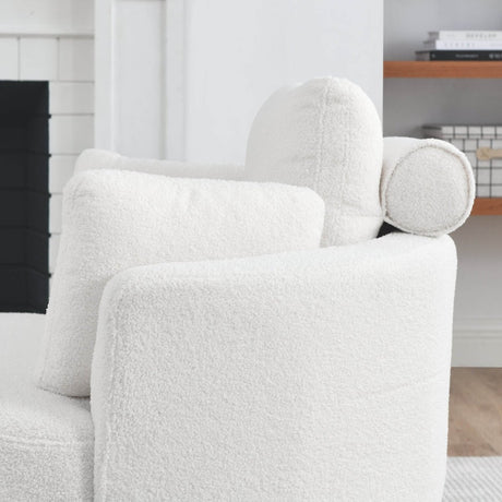 Oversized Swivel Fabric Lounge Chair - Omega Lifestyles