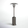 Propane 46000 BTU Steel Gray Stainless Steel Patio Heater - Calmora - Omega Lifestyles