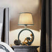 Reading Girl Resin Cloth Table Lamp LED Nightlight - Sleep Galleria