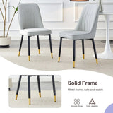 Round Extendable MDF Dining Table With 4 PU Chairs - Omega Lifestyles