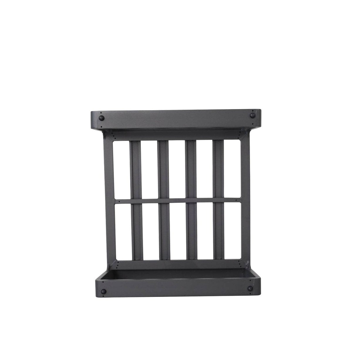 Set of 2 Aluminum Ottomans With Plush Beige Cushions - Calmora - Omega Lifestyles