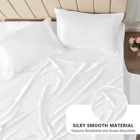 Silky Soft Satin Sheet Set - Omega Lifestyles