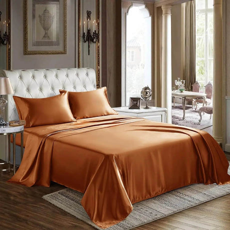 Silky Soft Satin Sheet Set - Omega Lifestyles
