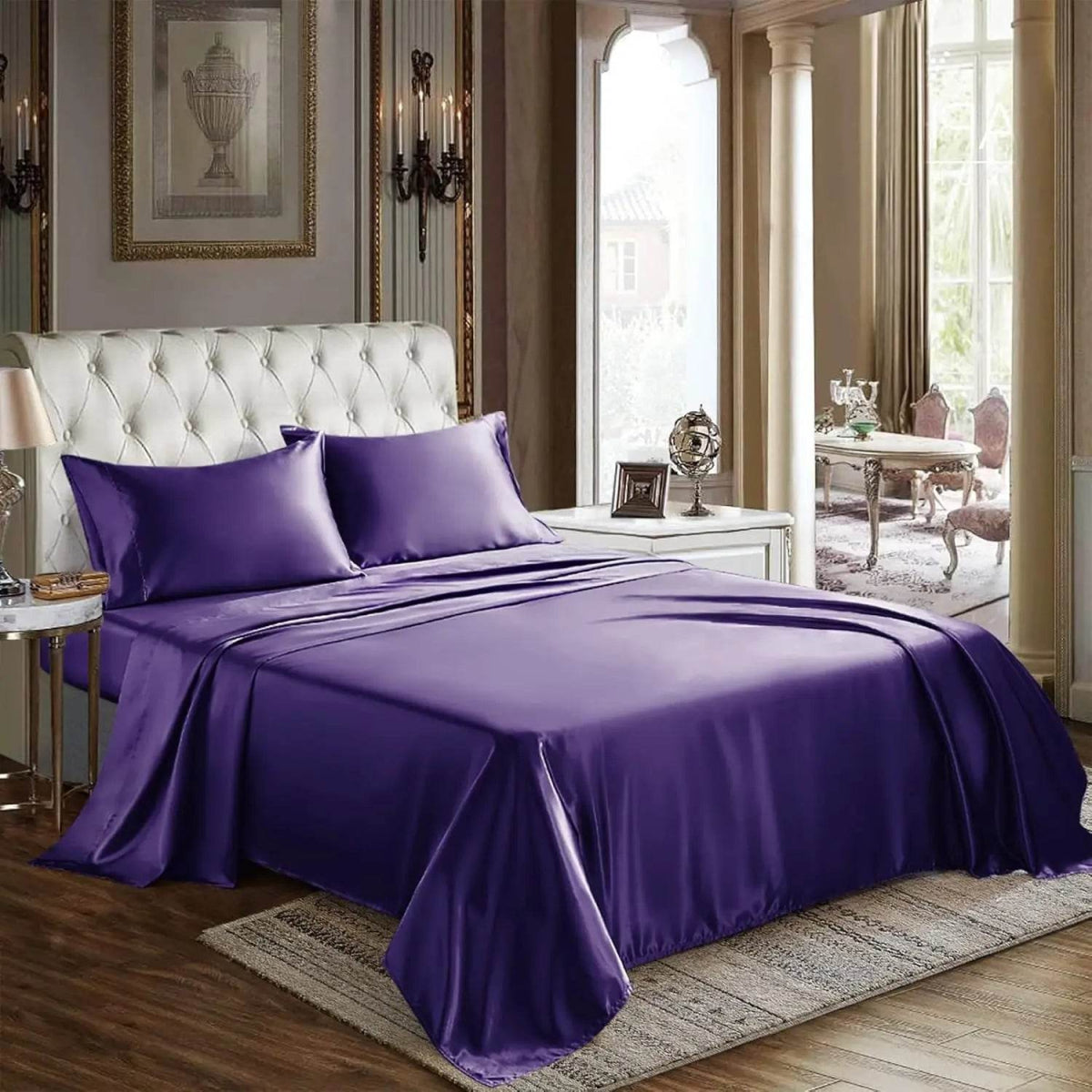 Silky Soft Satin Sheet Set - Omega Lifestyles