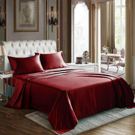 Silky Soft Satin Sheet Set - Omega Lifestyles