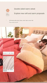 Soft Lamb Cashmere Wool Thickened Winter Blanket - Omega Lifestyles