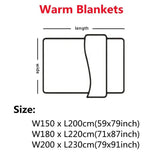 Soft Lamb Cashmere Wool Thickened Winter Blanket - Omega Lifestyles