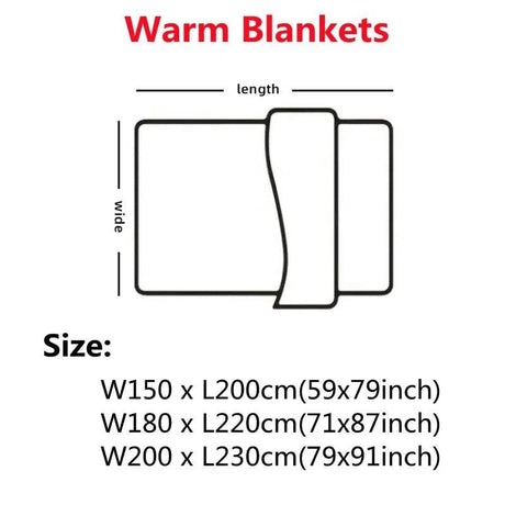Soft Lamb Cashmere Wool Thickened Winter Blanket - Omega Lifestyles