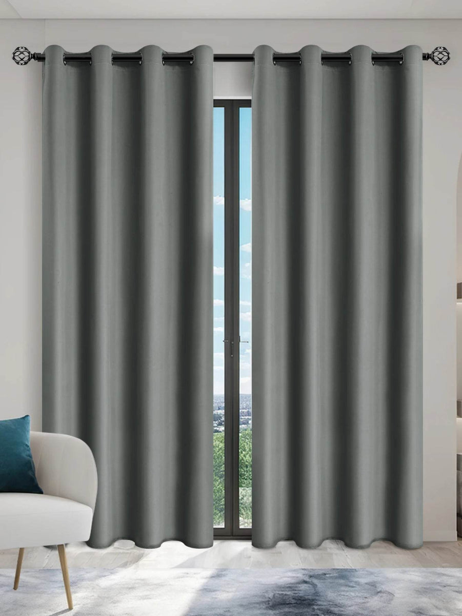 Solid Blackout Curtain Panel With Grommet Top - Sleep Galleria