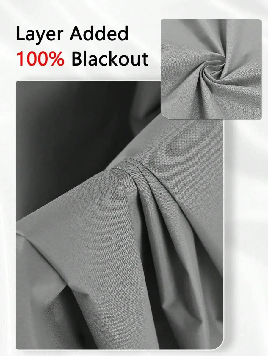 Solid Blackout Curtain Panel With Grommet Top - Sleep Galleria