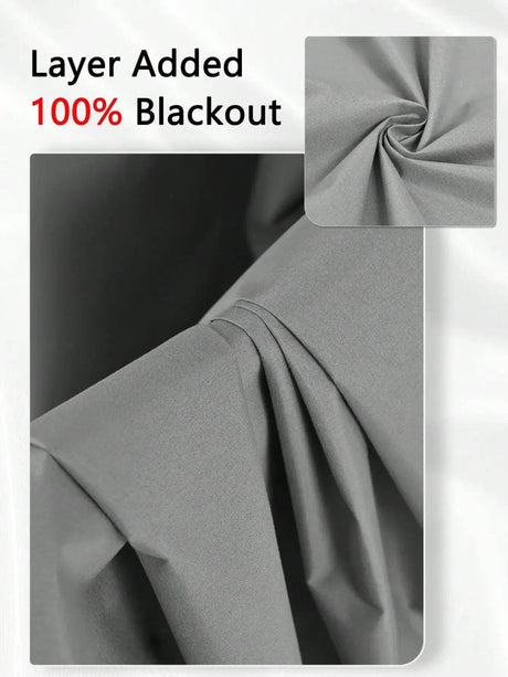 Solid Blackout Curtain Panel With Grommet Top - Sleep Galleria