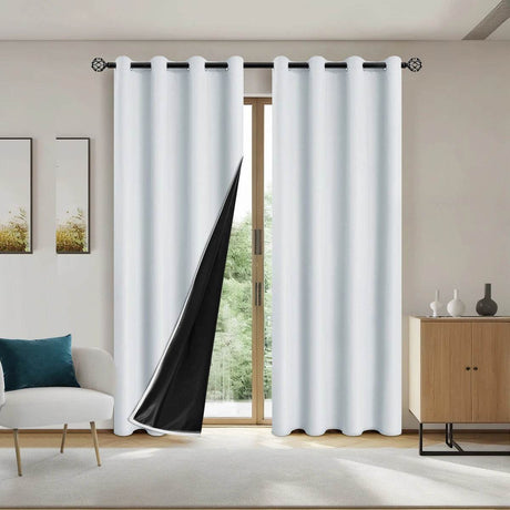 Solid Blackout Curtain Panel With Grommet Top - Sleep Galleria