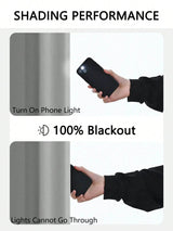 Solid Blackout Curtain Panel With Grommet Top - Sleep Galleria