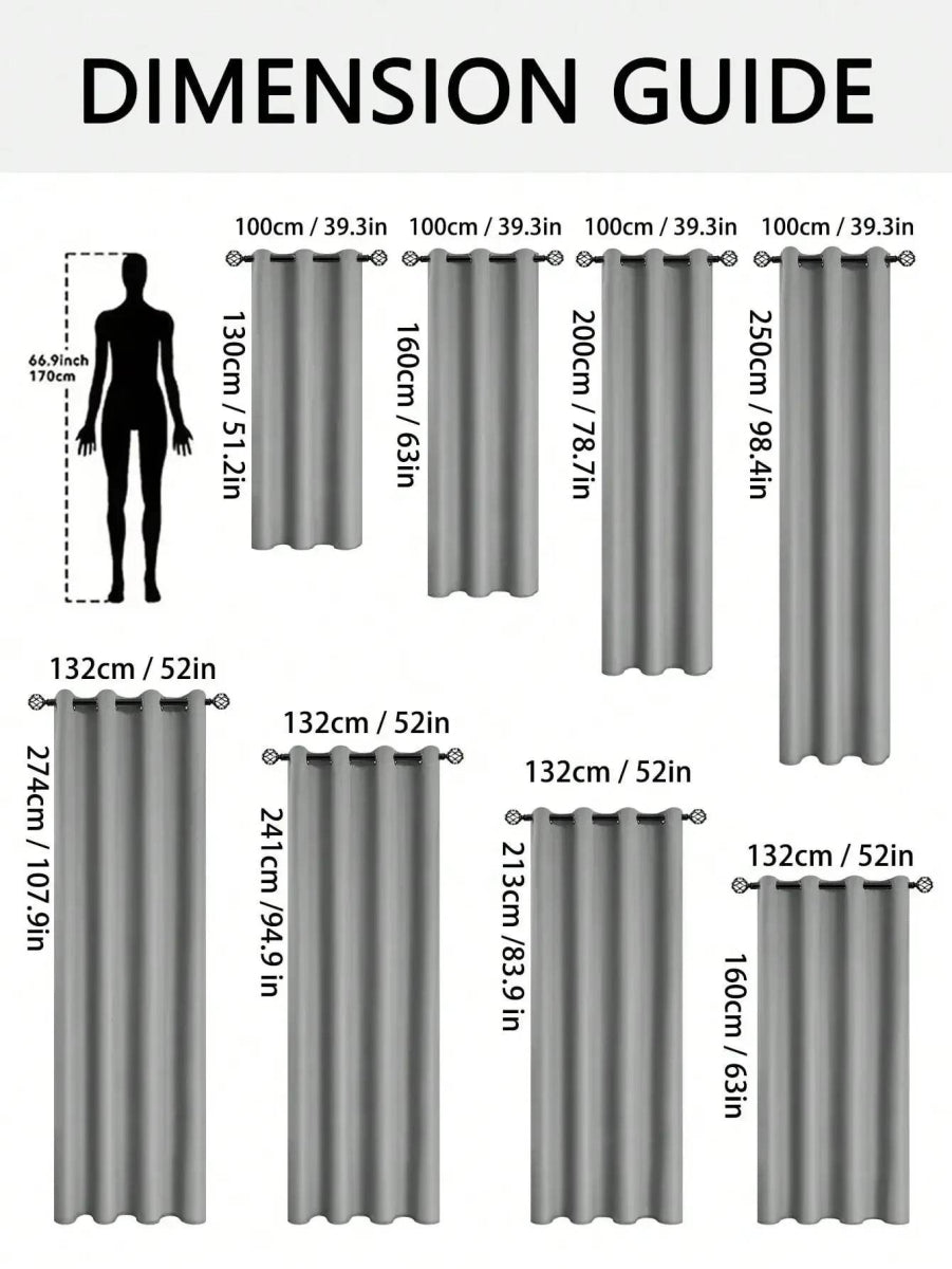Solid Blackout Curtain Panel With Grommet Top - Sleep Galleria