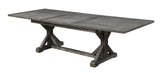 Solid Wood Gray Butterfly Leaf Dining Table - Calmora - Omega Lifestyles