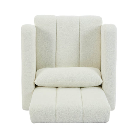 Teddy Velvet Rocking Chair With Pillow - Sleep Galleria