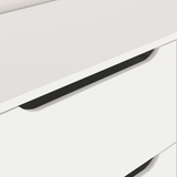 White Modern 9 - Drawer Spacious Storage Dresser - Calmora - Omega Lifestyles