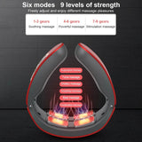 Electric Neck Shoulder TENS Pulse Massager With Heating - Sleep Galleria