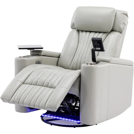 Power Recliner Chair With USB Charging Cup Holders - Omega Lifestyles