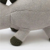 Knitted Cotton Polyester Dinosaur Soft Toy Plush Plush - Omega Lifestyles