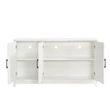 Modern White Particle Board MDF TV Stand Cabinet - Omega Lifestyles